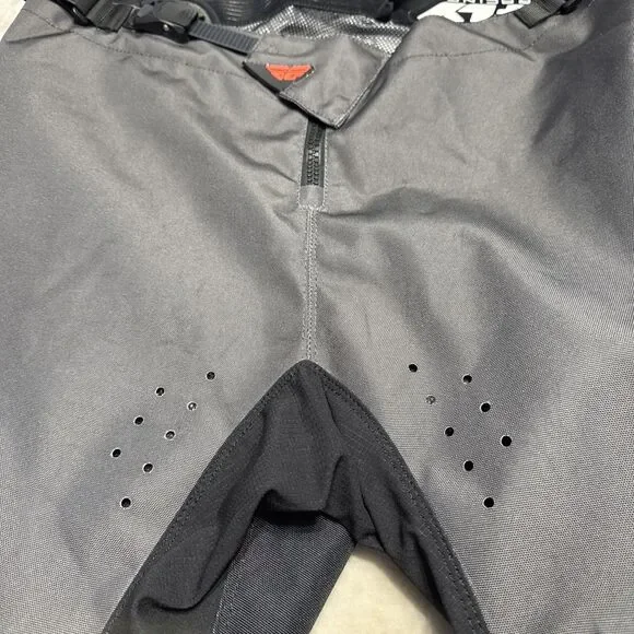 NWT Fly Racing Kinetic Kore Black Gray Performance Pants Size 42